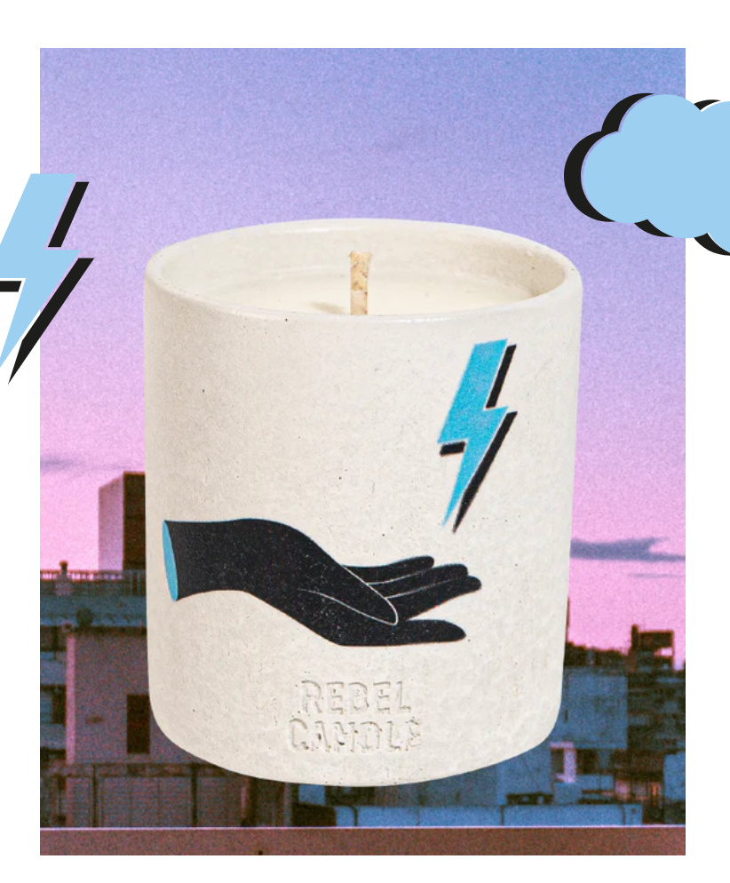 DARK AND STORMY Scented Candle - MAISON MATINE