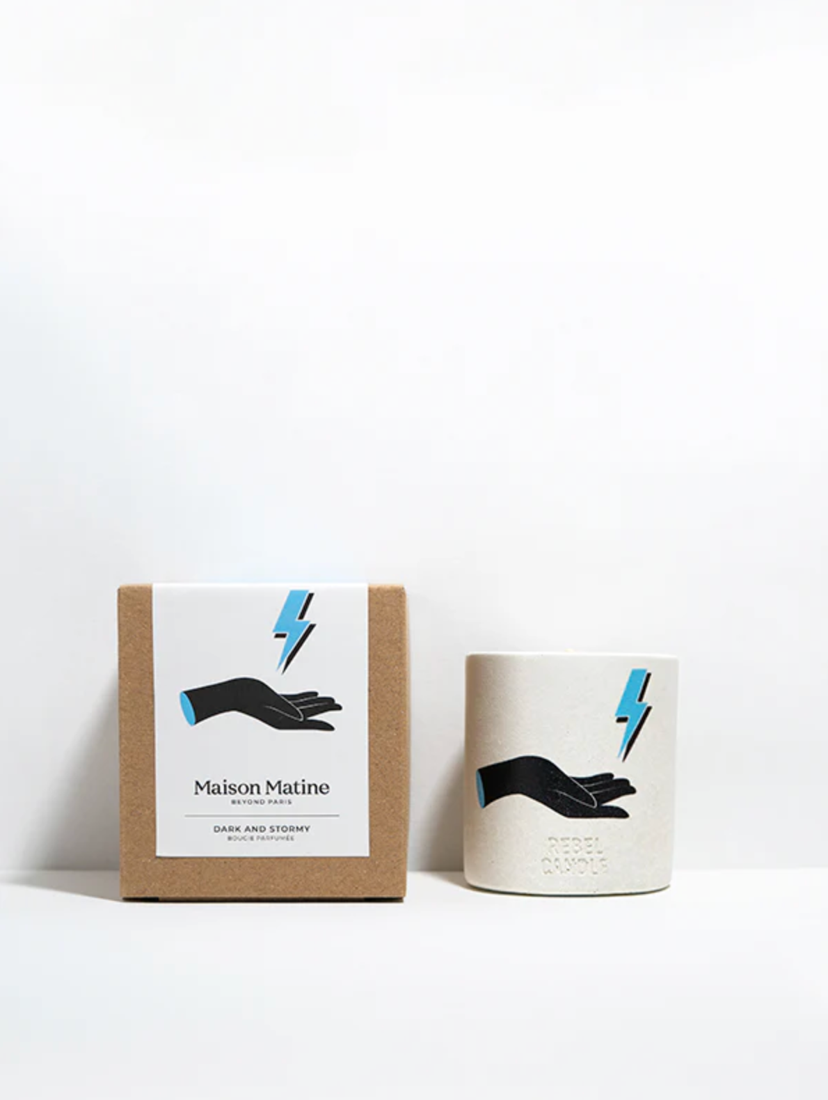 DARK AND STORMY Scented Candle - MAISON MATINE