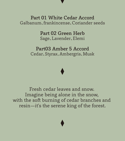 Cedar Throne Extrait de Parfum - OrDioLab