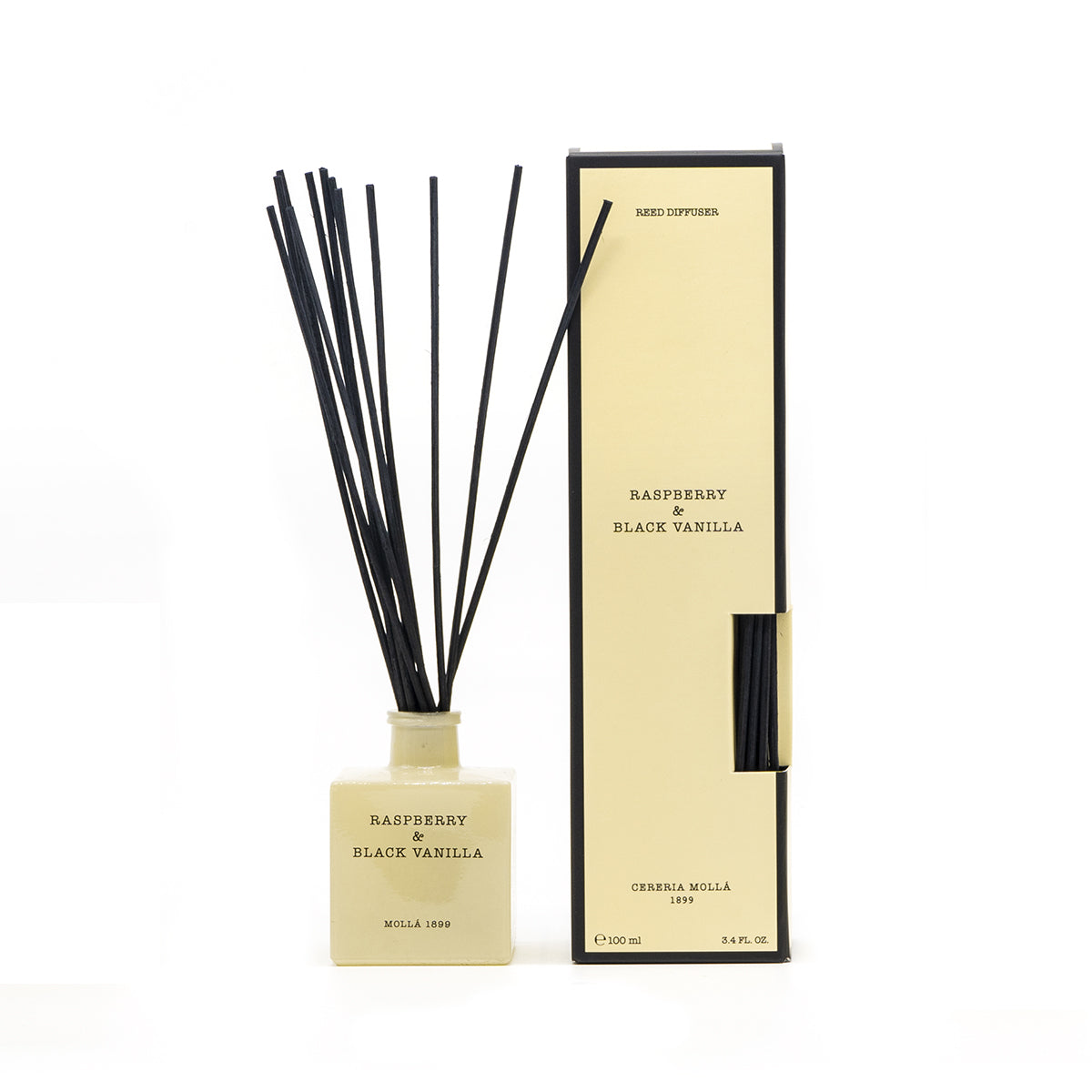 Raspberry & Black Vanilla Reed Diffuser - Cereria Molla