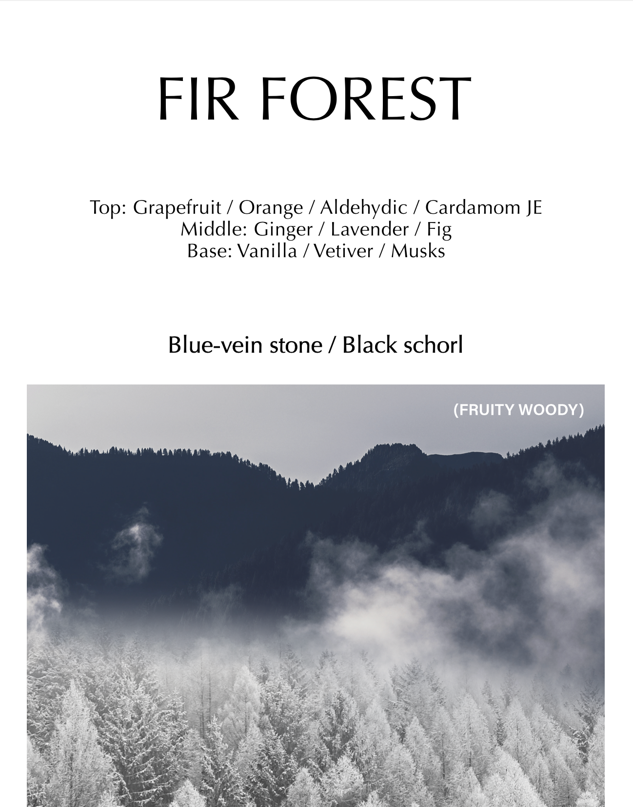 Fir Forest Crystal Pot Diffuser - LAVAS