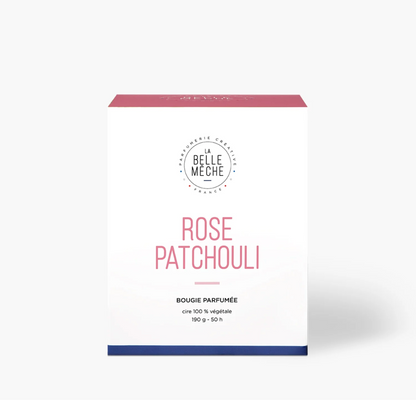 Rose Patchouli Scented Candle - La Belle Mèche