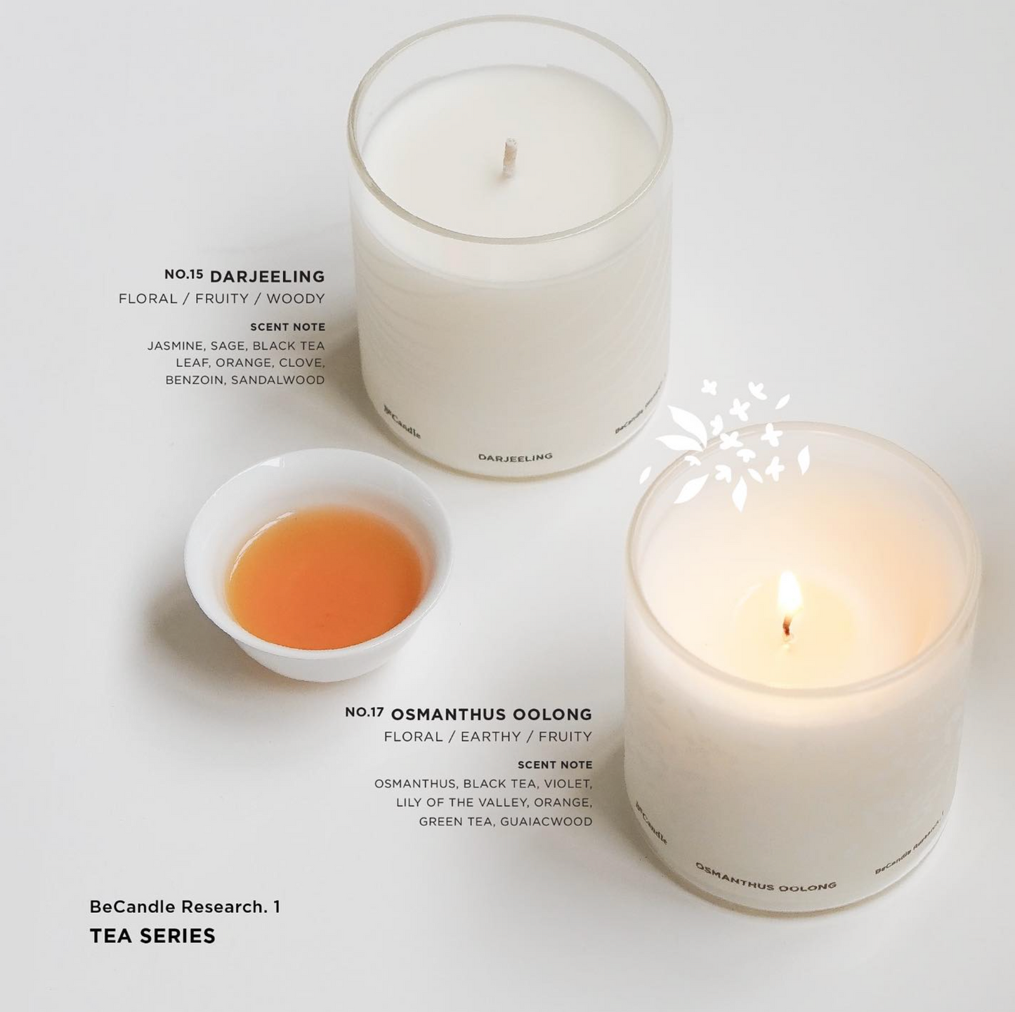 NO.15 Darjeeling Tea Series Candle - BeCandle