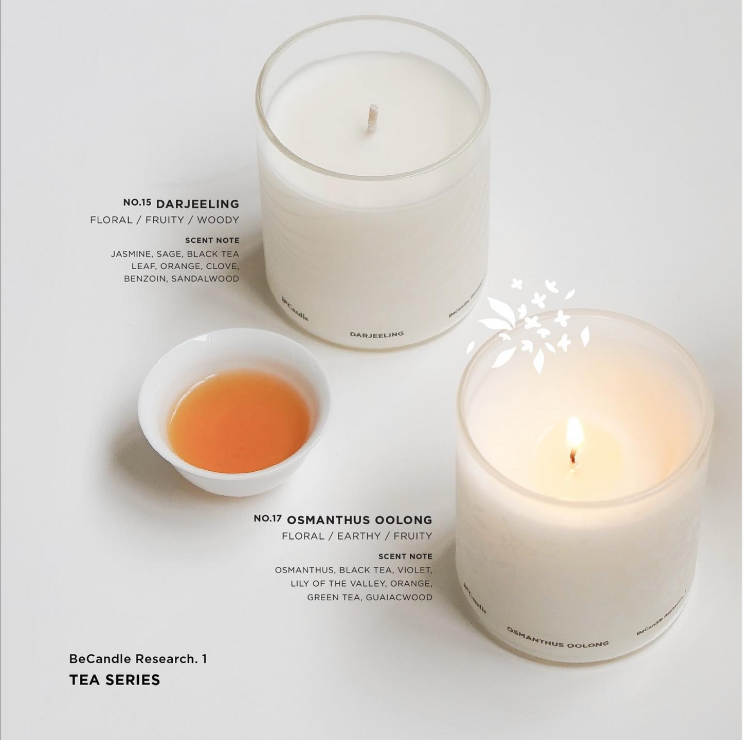 NO.17 Osmanthus Oolong Tea Series Candle - BeCandle