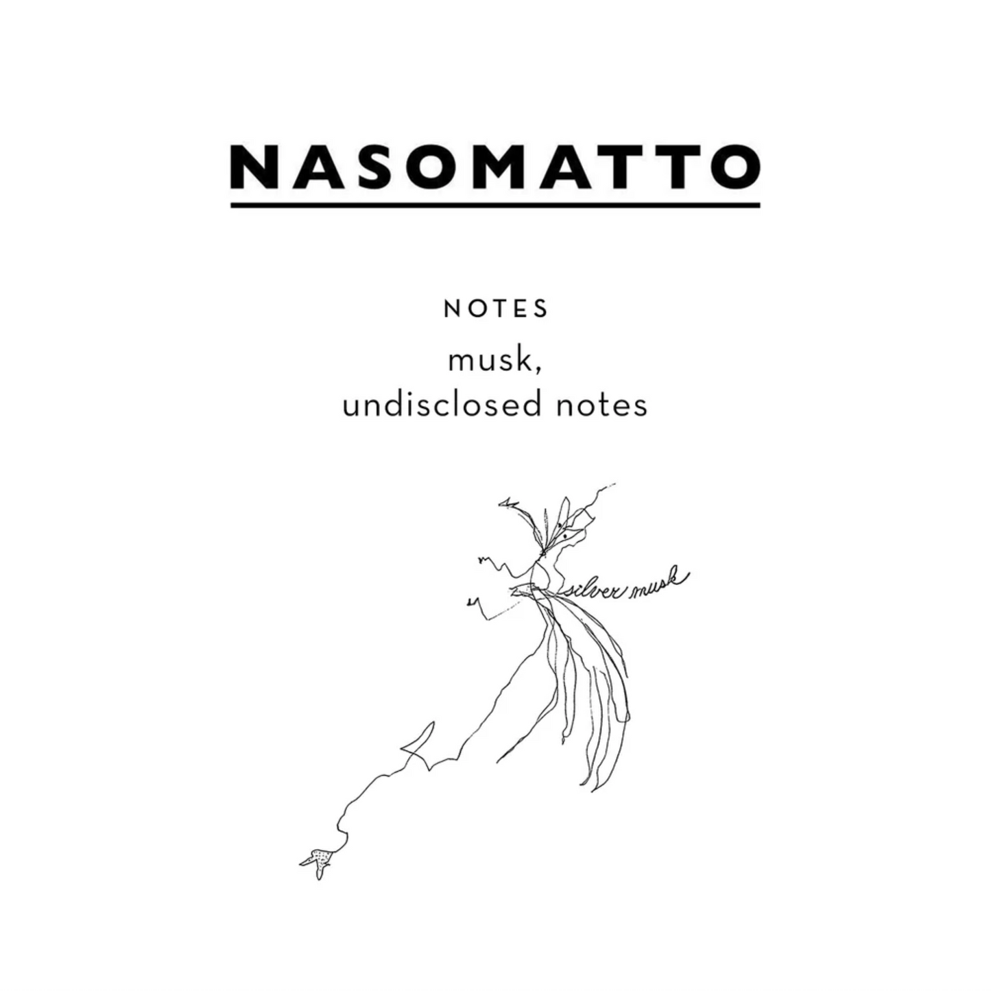 Silver Musk Perfume - NASOMATTO