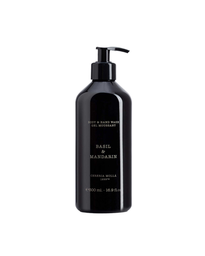 Basil & Mandarin Hand & Body Wash - Cereria Molla