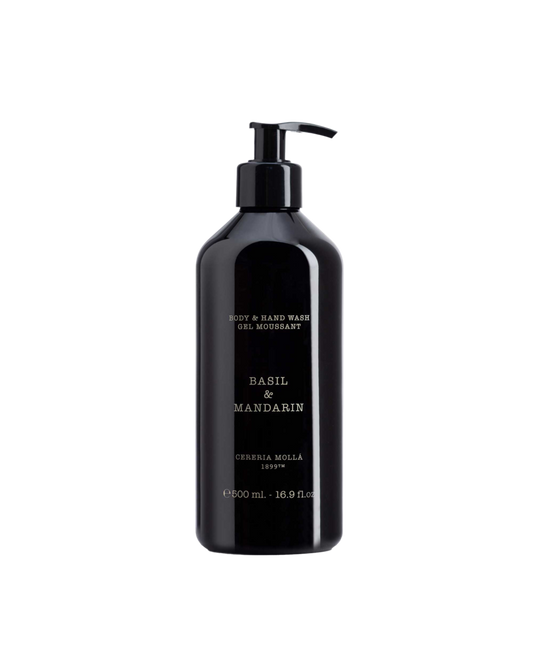 Basil & Mandarin Hand & Body Wash - Cereria Molla